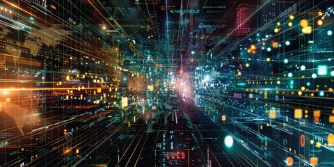 Poster - An educational poster illustrating the concept of data abstraction and encapsulation in object-oriented programming