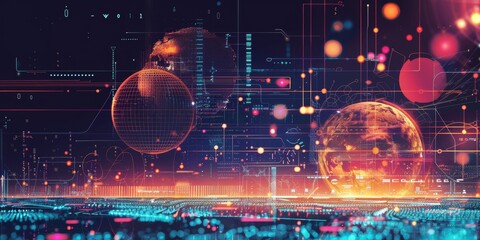 Poster - An educational poster illustrating the concept of data abstraction and encapsulation in object-oriented programming