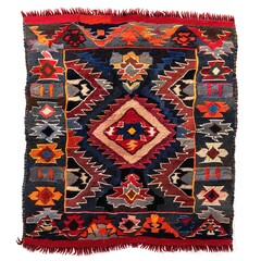 Canvas Print - Kyrgyz Felt Rug, transparent background