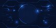 © Digital technology  - Vector illustration of futuristic blue digital high technology with circle hud and digital circuit element pattern for game and advertising artwork.Future tech design concepts.