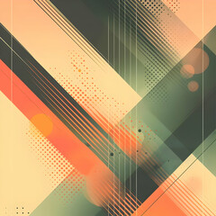 Wall Mural - Abstract Geometric Background with Diagonal Stripes and Dots