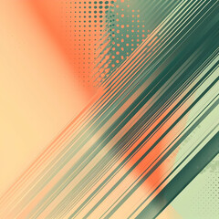 Wall Mural - Abstract Background with Diagonal Lines and Dots