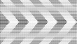 © Yero06 - Black and white transition sharp arrows pattern. For modern background and jersey design. Fully editable vector element. Vector Format Illustration.