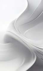 white abstract background with smooth curve