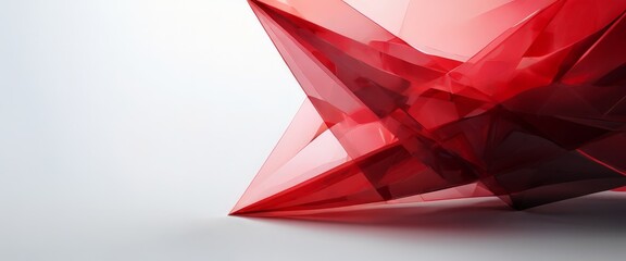 red star shaped object on white surface