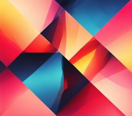 abstract geometric background with colorful shapes