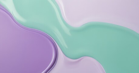 Poster - close up purple and green liquid