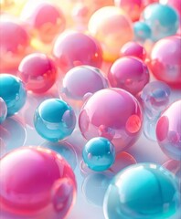 Poster - colorful bubbles wallpapers - screenshote