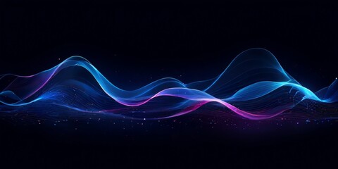 Wall Mural - abstract wave background