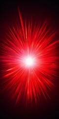 Wall Mural - red explosion background with light effects