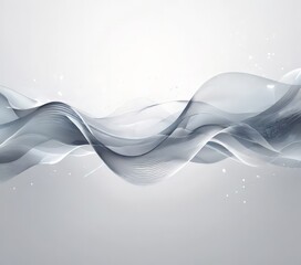 Wall Mural - abstract background with waves and stars