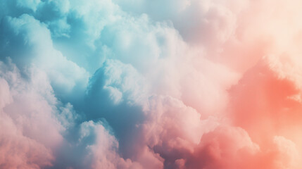 Wall Mural - Colorful clouds texture background