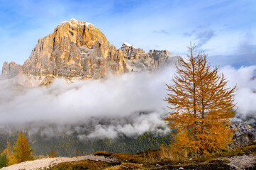 Canvas Print - cinque torri