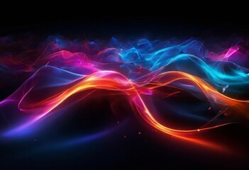 Wall Mural - abstract smoke background