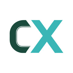 Poster - CX letter logo Creative Design.
CX monogram Logo Unique Concept Vector.
CX creative  modern flat abstract  initials letter logo.