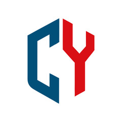 Poster - CY letter logo Creative Design.
CY monogram Logo Unique Concept Vector.
CY creative  modern flat abstract  initials letter logo.
