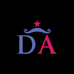 Poster - DA letter logo Creative Design.
DA monogram Logo Unique Concept Vector.
DA creative  modern flat abstract  initials letter logo.