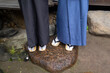 © Branislava Zivic Zrnic/Stocksy - Tourists wearing traditional japanese zori sandals