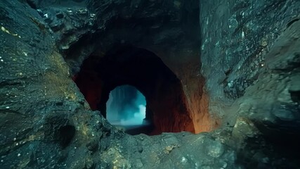 Poster - Explore a mysterious cave full of magic and wonder, with enchanting rock formations and mystical atmosphere creating an unforgettable journey underground