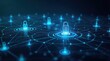 © vitanovski - Futuristic interface displaying secure network with advanced tech protocols