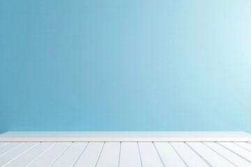 Poster - Smooth transition from light blue to white, background, fresh copy space