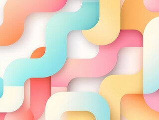 Poster - Abstract geometric shapes with subtle shadows, background, modern template for text overlays create a visually stunning design aesthetic.