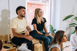 © Manu Padilla/Stocksy - Happy employees attending training session