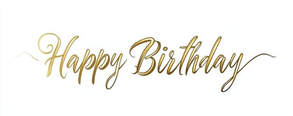 Poster - logo of golden text 
