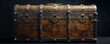 © Павел Озарчук - Antique trunk with brass fittings, 4K hyperrealistic photo