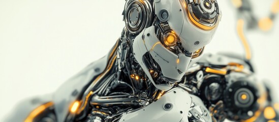 Poster - 3D computer generated illustration of a robot