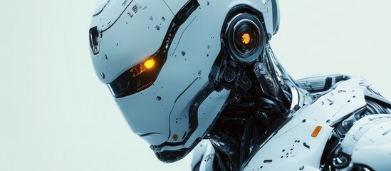 Poster - 3D computer generated imagery of a cyborg