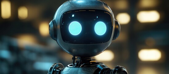 Aufkleber - 3D graphic representation of an AI chatbot