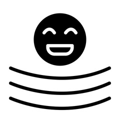 Positive Resilience Vector Glyph Icon Design