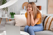 © Pixel-Shot - Teenage girl with laptop video chatting at home