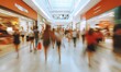 © Hanashi-aistudio - Blurred Motion Of Shoppers In A Busy Modern Mall, Bustle and Hustle