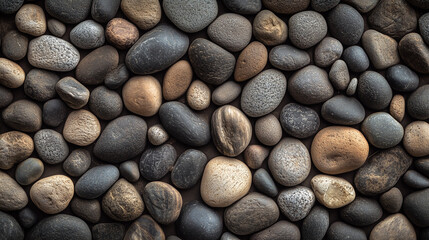 Wall Mural - pebbles texture background