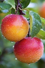 Canvas Print - Vibrant Apples in the Orchard