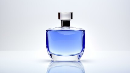 Poster - perfume bottle mockup on isolated background