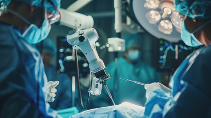 Wall Mural - Robotic Surgery: A Modern Approach to Healthcare