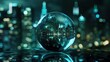 © @adha - Cityscape in a Crystal Ball