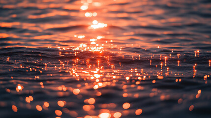 Poster - single water droplet creating ripples on a calm water surface, symbolizing tranquility, purity, and the ripple effect of a single action or thought