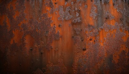 rusted steel metal texture background, AI generated