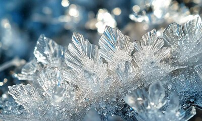 Sticker - crystals on glass