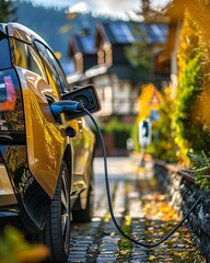 Electric vehicle charging at home 