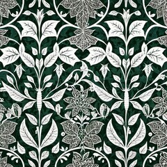 Wall Mural - seamless floral pattern