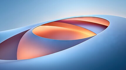 Canvas Print -   A blue background and red-orange design grace the cell phone's back, as seen in this close-up photo