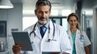 © Alexander - Doctor Reviewing Data on Tablet Beside Patient