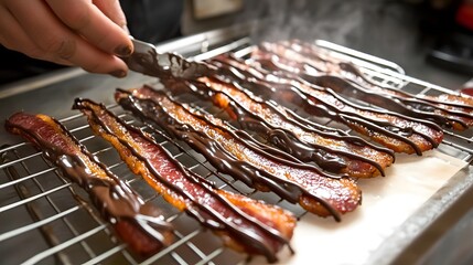 Wall Mural - Chocolate Covered Bacon