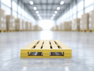 Canvas Print - Advanced Energy-Efficient Warehousing Concepts Reducing Carbon Footprint and Operating Costs in Logistics