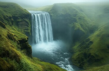 Poster - Stunning waterfall in Iceland